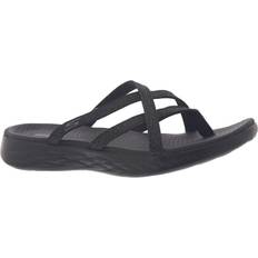 Skechers On The Go 600 Dainty Sandal - Black/Gray