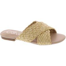 Natural - Women Slides Calvin Klein June Sandal