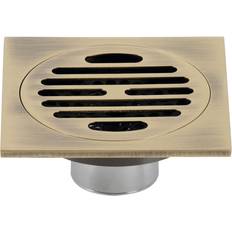 Kingston Brass BSF4262AB Watercourse Symmetric 4" Square Grid Shower Drain