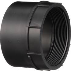 Sewer Charlotte Pipe 4 in. ABS DWV Hub x FPT Female Adapter, Black