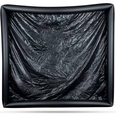 Black bedding Easytoys Vinyl Sheet With Inflatable Edges Black