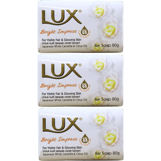 LUX Bright Impress Soap Bar Japanese White Pack of 3
