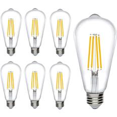 Light Bulbs Bioluz led st64 vintage filament led squirrel cage