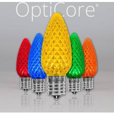 C9 led christmas lights C9 led christmas lights shatterproof replacement bulbs, opticore 25 pk