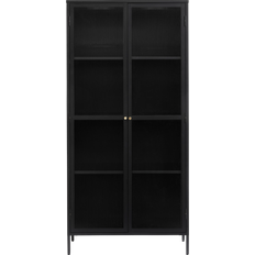 Glass Cabinets Bronco Black Metal