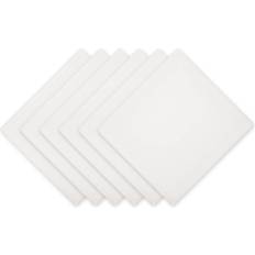 Monochrome Cloth Napkins DII Variegated Artichoke Cloth Napkin White (50.8x50.8)