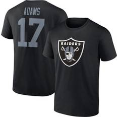 T-shirts Fanatics Men's Davante Adams Black Las Vegas Raiders Player Icon Name & Number T-Shirt