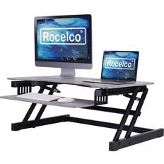 Desktop Organizers & Storage Rocelco 37.5" Deluxe Standing Desk Converter Quick Sit