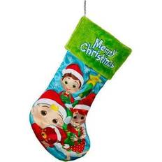 Kurt Adler Cocomelon JJ and Family Holiday Stocking Christmas Decorations