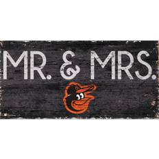 Fan Creations Baltimore Orioles 6'' x 12'' Mr. & Mrs. Sign