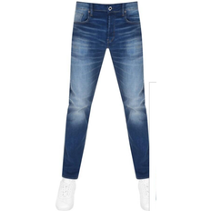 G-Star Herre Bukser & Shorts G-Star G Star 3301 Slim Fit Jeans - Mid Wash Blue