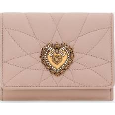 Monederos y Llaveros Dolce & Gabbana Small Devotion wallet in quilted nappa leather