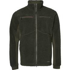 Blåa - Jakt Kläder Chevalier Root Wool Pile Jacket Men Midnight Pine