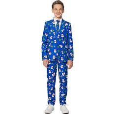 Kostumer OppoSuits Blue Snowman Jakkesæt