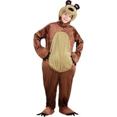 FUN.COM Masha And The Bear Kid's Bear Costume Yellow Beige M