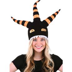 Christmas Headgear Elope The Nightmare Christmas Harlequin Demon Hat Black/Orange