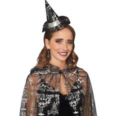 Grey Hats Fancy Dress Mini Purple Fantasy Hat for Witch Black/Gray