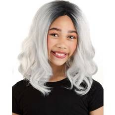 Günstig Kurzhaarperücken Kid's gray bob wig