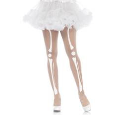 Kostumer Leg Avenue Beige Skelet Strømpebukser