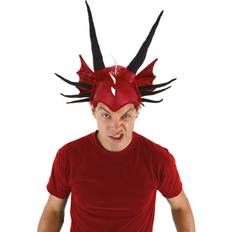 Den Goda Fen Fancy Dresses Den Goda Fen Red Dragon Soft Costume Hat Black/Red