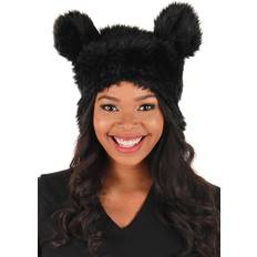 Chapeaux Black Bear Plush Hat Bear Accesories