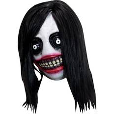 Masken Ghoulish Productions Creepy Killer Mask for Adults Black/Red/White