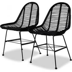 VidaXL Kjøkkenstoler vidaXL Black, 2/4/6x Kitchen Chair