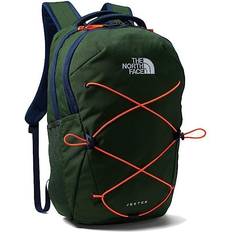 Unisex Hiking Backpacks The North Face Jester Backpack - Pine Needle/Summit Navy/Power Orange