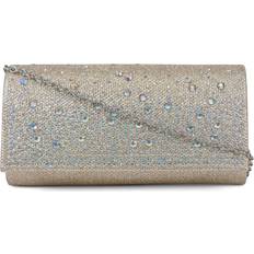 Jessica McClintock Chloe Sparkle Stones Evening Clutch, Champagne