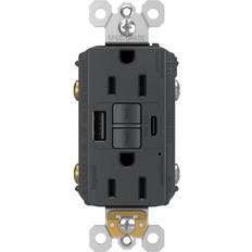 Legrand Circuit Breakers Legrand 1597Trusbacc4 Radiant 15 Ampere Gfci Tamper Resistant Electrical Outlet Grey