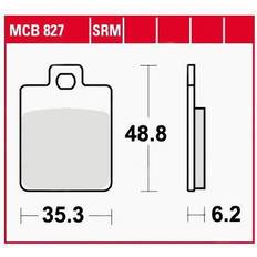 TRW Bremseklodser MCB827SRM
