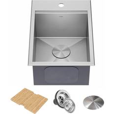 Kitchen Sinks Kraus Kore 15 Drop-In Top Mount