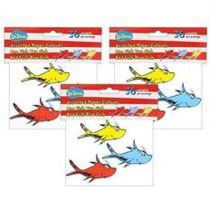 Arts & Crafts Eureka Dr. Seuss One Fish Two Fish Assorted Paper Cut Outs 108 Pieces