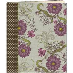 Beige Photo Albums Pioneer BERRY BLOSSOMS JUMBO 11 frac34 x14 post-type 25-sheet scrapbook 11x14