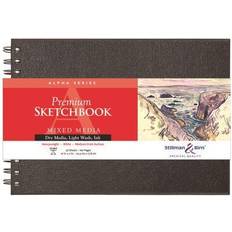 Sketch & Drawing Pads Stillman & birn/exaclair alpha wirebound mixed media sketchbook 50sh 150gsm 10x7