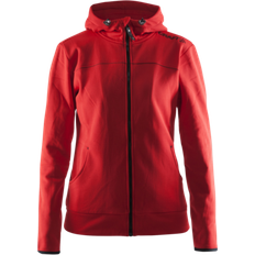 Craft Women's Leisure Full Zip Hood - Bright Red