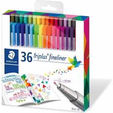 Hobbymateriale Staedtler Triplus 334 Triangular Fineliner 36-pack