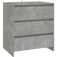 Møbler vidaXL 70 x 41 x 75 cm Konstrueret Træ Betongrå Skænk