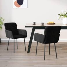 VidaXL Kitchen Chairs vidaXL Velvet Dinette 2pcs