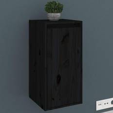 Svarte Veggskap vidaXL black, 1/2x Wall Cabinet 30x30cm