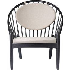 FDB Møbler J166 Jørna Stol Oak Black Painted-Beige Fåtölj