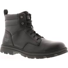 Caterpillar skor herr Caterpillar Mens Practitioner Mid Boot in Black Leather