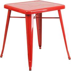 Flash Furniture CH-31330-29-RED-GG 27.75" Outdoor Edge Dining Table