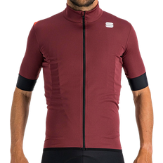 Sportful Fiandre Light No Rain Jacket Short Sleeve - Red Wine