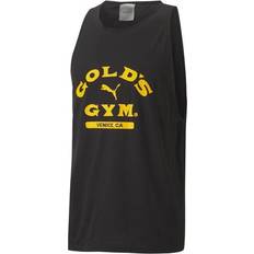 Puma x Gold's Gym Logo Tank Top Mens Black Cotton