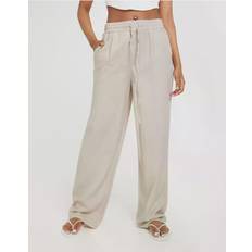 Silver Byxor Vero Moda JESMILO WIDE PANTS Färg: Silver Lining, XL