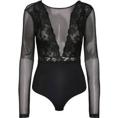 Vrouw - Zwart Bodysuits Pieces Sicca Shirt Body - Zwart