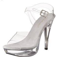 Transparent Sandaletter Pleaser Women Cocktail 508