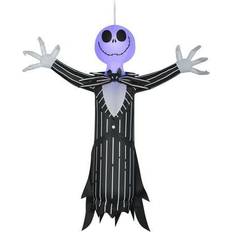 Inflatable Decorations Gemmy Airblown Hanging Jack Skellington w/Blinking Lights Disney