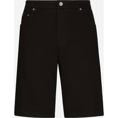 Dolce & Gabbana Shorts Dolce & Gabbana Black Wash Stretch Denim Shorts